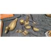 Image 1 : BRASS BIRDS: DUCKS, OWL, CRANE, SWAN