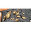 Image 2 : BRASS BIRDS: DUCKS, OWL, CRANE, SWAN