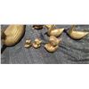 Image 3 : BRASS BIRDS: DUCKS, OWL, CRANE, SWAN