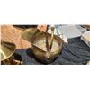 Image 2 : BRASS LAMP, CANDLE HOLDERS, AND COAL CONTAINER