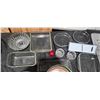 Image 2 : GLASSWARE, PYREX, BOWLS, s& p SHAKERS, VEGETABLE SLICER, LADY BUG TIMER, AND OTHER MISC. (SEE IMAGES