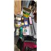 Image 11 : TINS, VANILA EXTRACT, SLIDE REEL PROJECTOR, LAMPS
