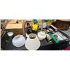 Image 9 : TINS, VANILA EXTRACT, SLIDE REEL PROJECTOR, LAMPS