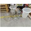 Image 11 : WINE SUPPLIES & ACCESSORIES incl: MEXICAN MADE GLASS 3@ 6-GAL(23L) + TUBING, CLEANING BRUSHES & CONT