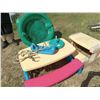 Image 1 : "LITTLE TIKES" OUTDOOR SETS, KIDDY POOL/SAND BOX & JUNGLE GYM SWINGS, ETC.