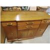 Image 1 : 2-PC FURNIITURE SET: SIDE BOARD & CHINA CABINET (LIGHTED).