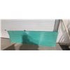 Image 1 : THREE SHEETS OF CORREGATED FIBERGLASS 8'X27