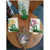 Image 14 : IRON, IRONING BOARD & IRONING PLATES c/w MISC. ASSORTED HOUSE DECOR ITEMS.
