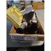 Image 1 : IRON, IRONING BOARD & IRONING PLATES c/w MISC. ASSORTED HOUSE DECOR ITEMS.