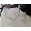 Image 11 : CANDY DISHES:TIERED; CRYSTAL 'PINWHEEL' CANDY DISH; Incl's BRANDY/SHERRY STEMWARE-ETCHED- VINEGAR &