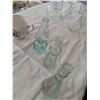Image 14 : CANDY DISHES:TIERED; CRYSTAL 'PINWHEEL' CANDY DISH; Incl's BRANDY/SHERRY STEMWARE-ETCHED- VINEGAR &