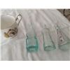 Image 15 : CANDY DISHES:TIERED; CRYSTAL 'PINWHEEL' CANDY DISH; Incl's BRANDY/SHERRY STEMWARE-ETCHED- VINEGAR &