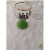 Image 17 : CANDY DISHES:TIERED; CRYSTAL 'PINWHEEL' CANDY DISH; Incl's BRANDY/SHERRY STEMWARE-ETCHED- VINEGAR &