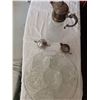 Image 8 : LARGE GLASS COFFEE INFUSER INCL: SUGAR BOWL & CREAMER SET c/w PARTY TABLE LINEN, PUNCH BOWL & GLASSE