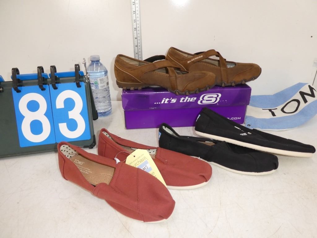 New Skechers/Toms Shoes