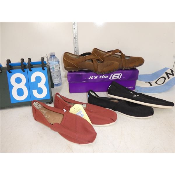 New Skechers/Toms Shoes