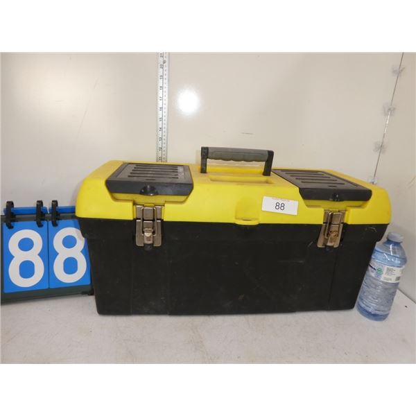 Plasic Tool Box With Contents