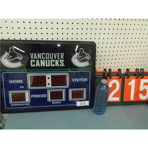 Vancouver Canucks Scoreboard Works