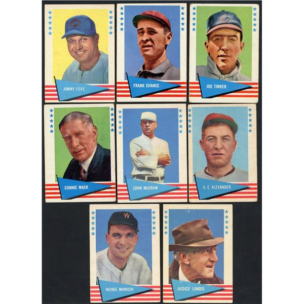 Lot of 17 x 1961 Fleer Baseball Cards