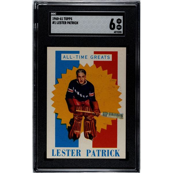 1960-61 Topps #1 Lester Patrick ATG (SGC 6)