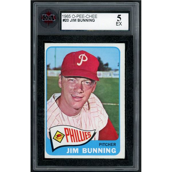 1965 O-Pee-Chee #20 Jim Bunning (KSA 5)