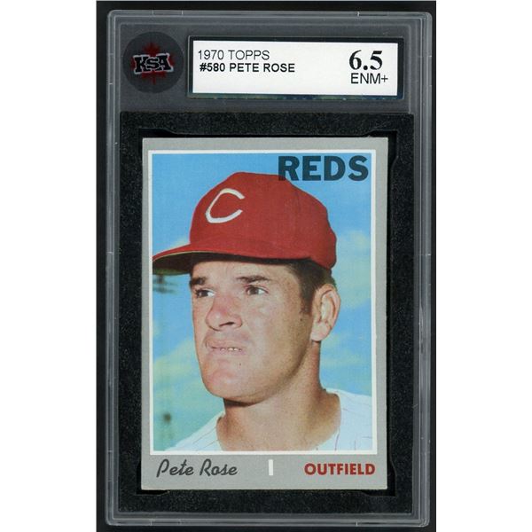 1970 Topps #580 Pete Rose (KSA 6.5)