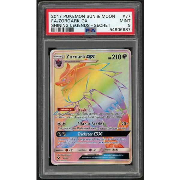 Pokemon: 2017 Zoroark GX Full Art (PSA 9) MINT