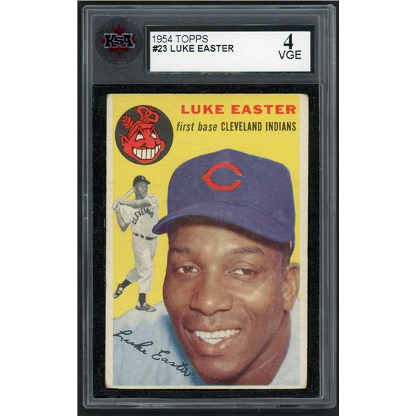 1954 Topps #23 Luke Easter (KSA 4)