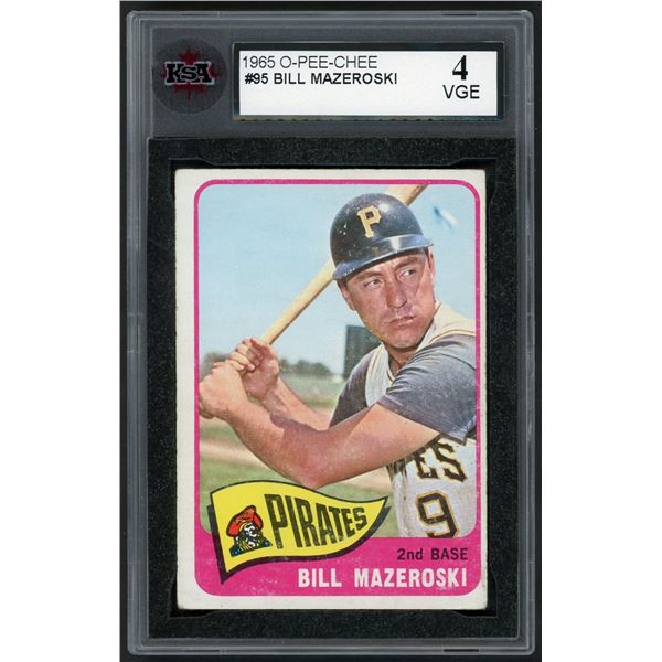 1965 O-Pee-Chee #95 Bill Mazeroski (KSA 4)