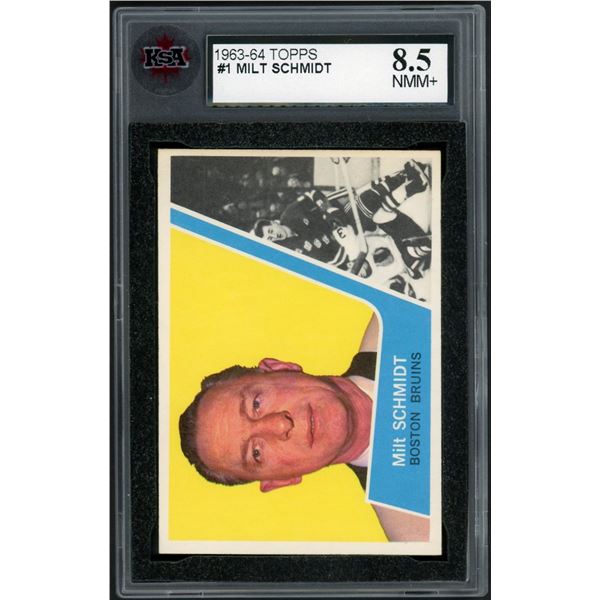 1963-64 Topps #1 Milt Schmidt (KSA 8.5)