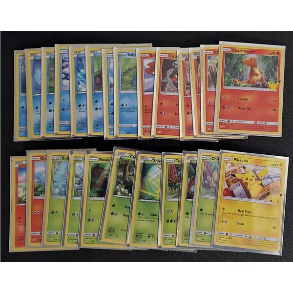 Pokemon: 25th Anniversary McDonalds Complete Non-Holo Set