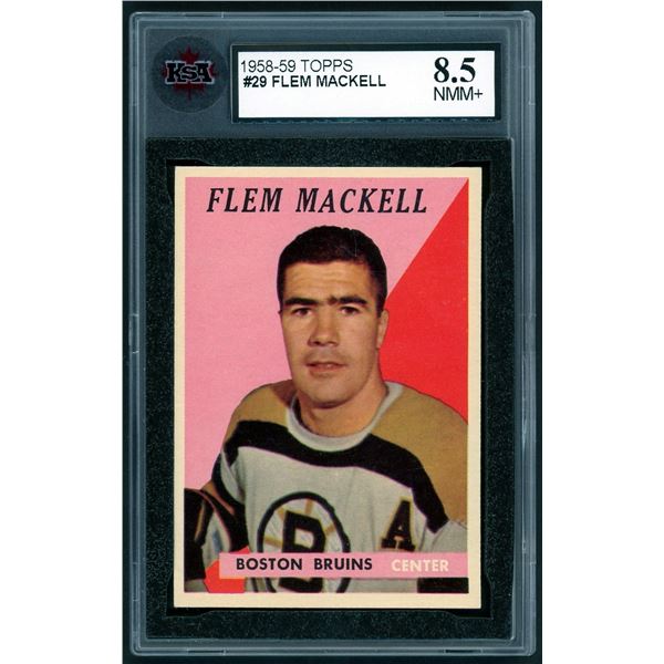 1958-59 Topps #29 Flem Mackell (KSA 8.5)