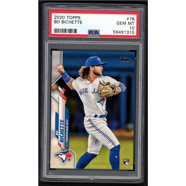 2020 Topps Bo Bichette RC (PSA 10) GEM MINT