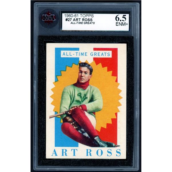 1960-61 Topps #27 Art Ross ATG (KSA 6.5)