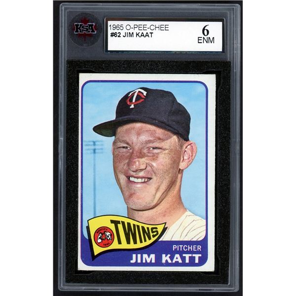 1965 O-Pee-Chee #62 Jim Kaat (KSA 6)