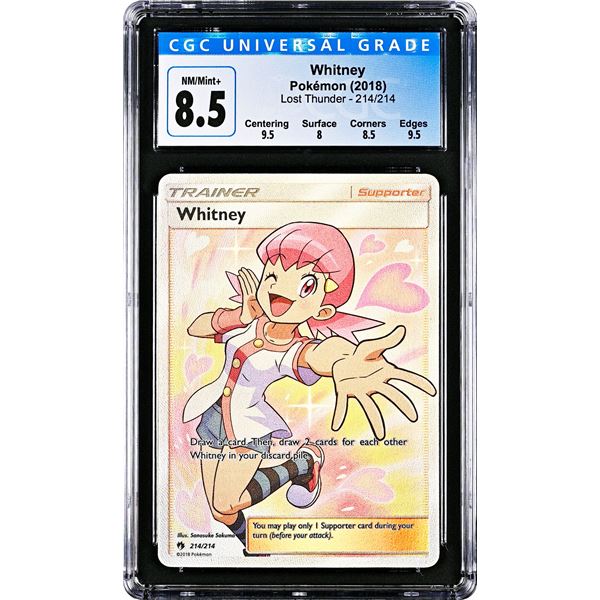 Pokemon: 2018 Whitney Lost Thunder Full Art (CGC 8.5)