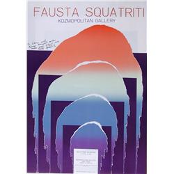 Fausta Squatriti, Kozmopolitan Gallery, Poster