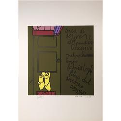 Valerio Adami, Oltiero Oltieri, Serigraph