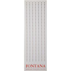 Lucio Fontana, Marlborough Gallery Serigraph Poster