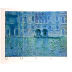 Claude Monet, Plazzo de Muna Venice, Poster