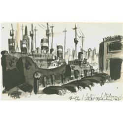 A. Rothstein, International Italian Ships, Drawing