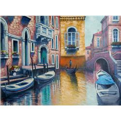Bassari, Venice Canal, Painting