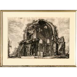 Giovanni B. Piranesi, Tempio Minerva Medica, Etching