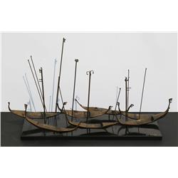 Euphemia Glover, Gondolas, Bronze Sculpture