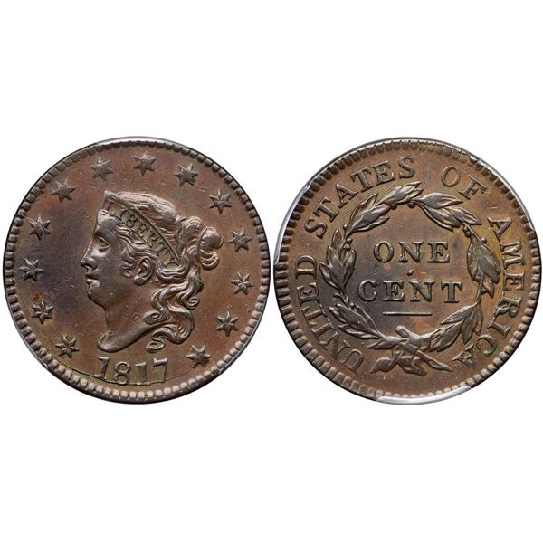 1817 N-4 R3+ PCGS graded AU50