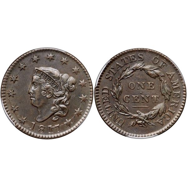1817 N-12 R3 PCGS graded AU58