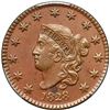 Image 2 : 1828 N-7 R3 PCGS graded MS61 Brown, CAC Approved