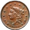 Image 2 : 1835 N-7 R1 Head of 1836 PCGS graded MS62 Brown, CAC Approved