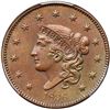 Image 2 : 1836 N-4 R3 PCGS graded MS64 Brown, CAC Approved