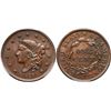 Image 1 : 1837 N-3 R1 Plain Hair Cord PCGS graded MS62 Brown
